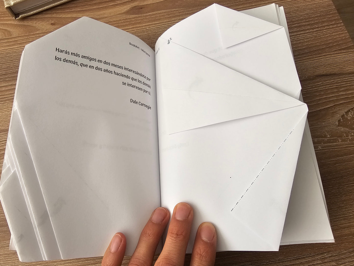 Libro de Book Folding - Corazón