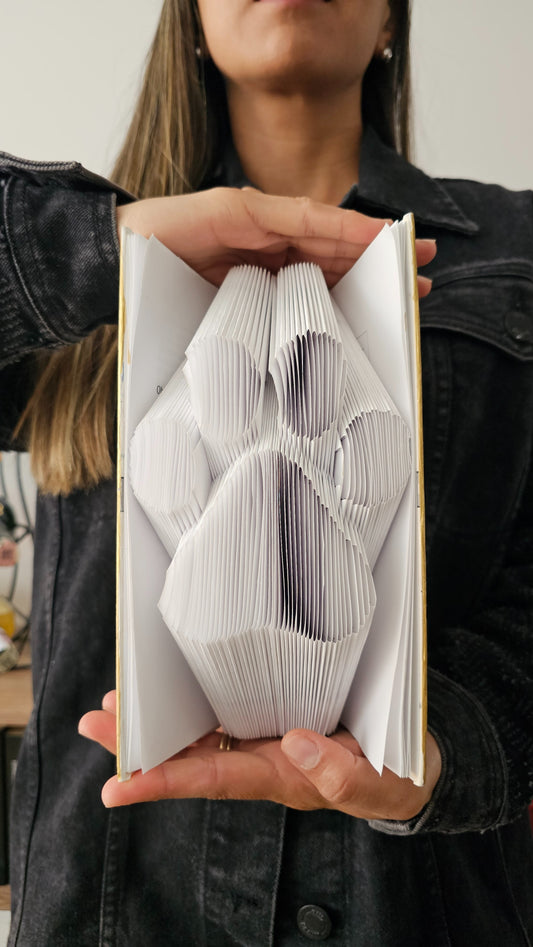 Libro de Book Folding - Huella de Mascota