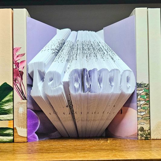 Libro de Book Folding - Palabra 'Te amo'