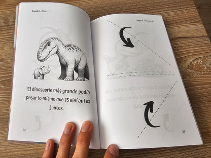 Libro infantil de Book Folding - Dino