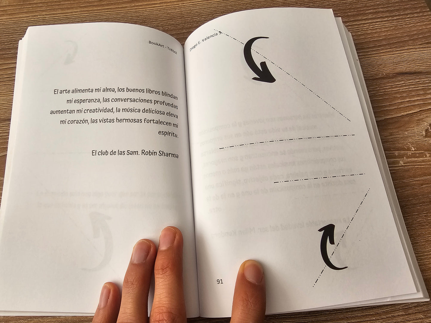 Libro de Book Folding - Trébol