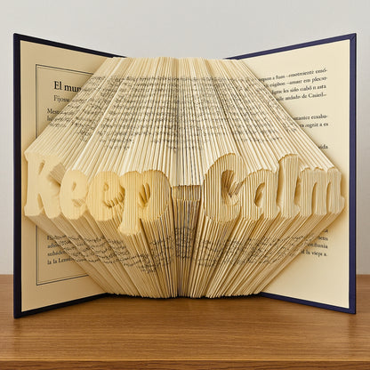 BookArt Book Folding Template - Custom Design 'Maca'