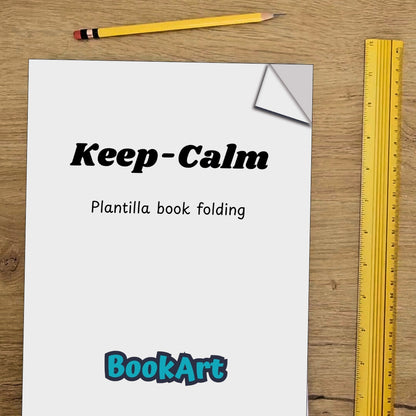 BookArt Book Folding Template - Custom Design 'Maca'