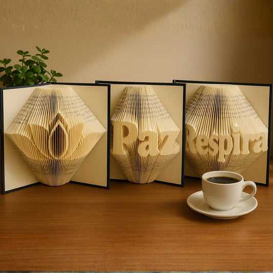 Pack 3 Diseños 'Paz', Flor de loto, 'Respira' - $10,97 USD