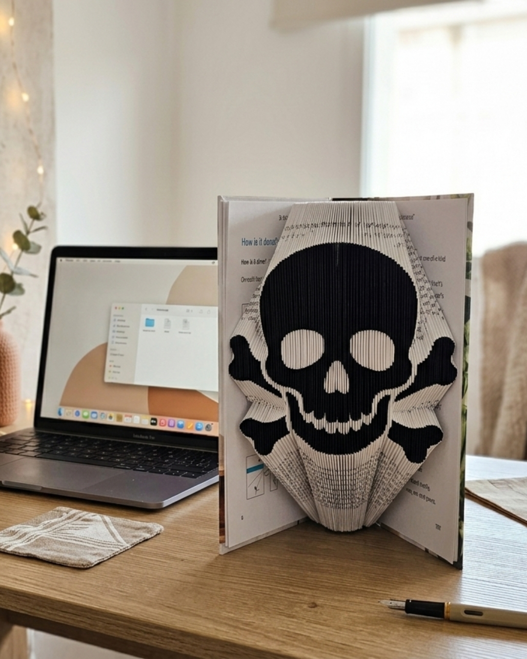Black Skull BookArt