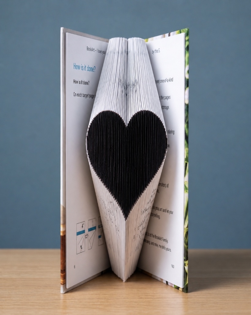 Black Heart BookArt