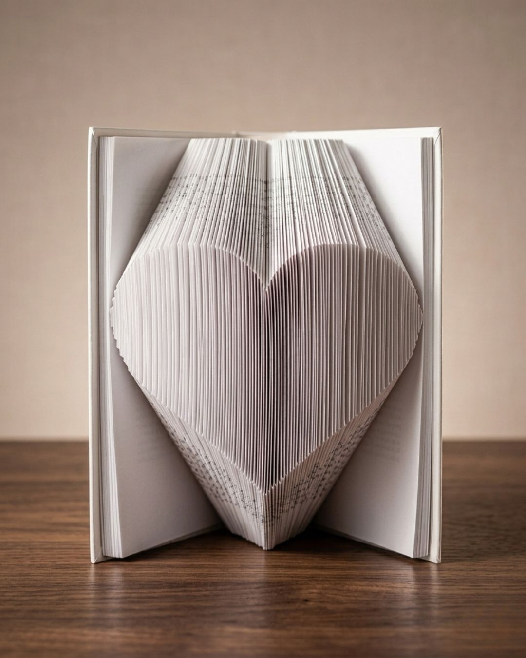 Heart BookArt black and white