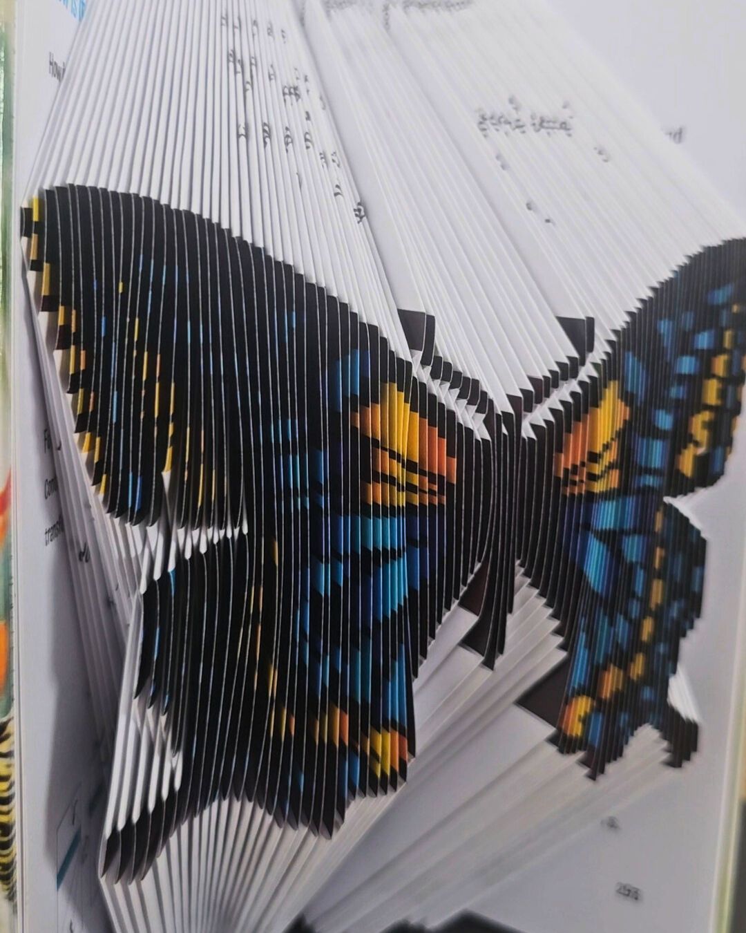 BookArt Butterfly 3D sculpture