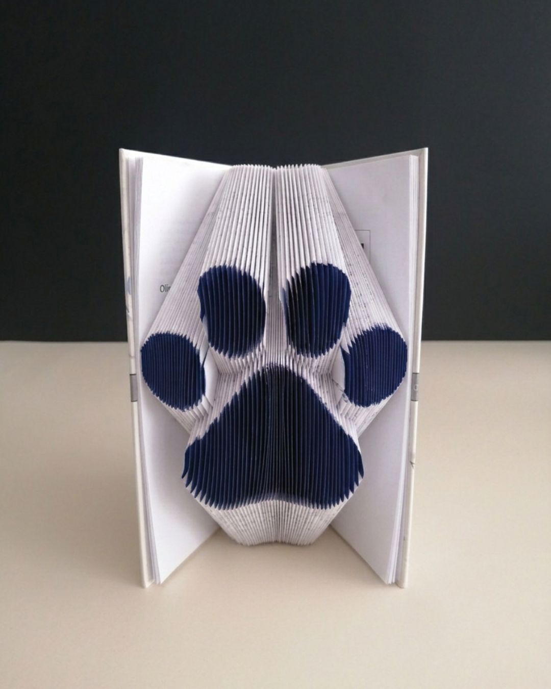 Paw Print BookArt