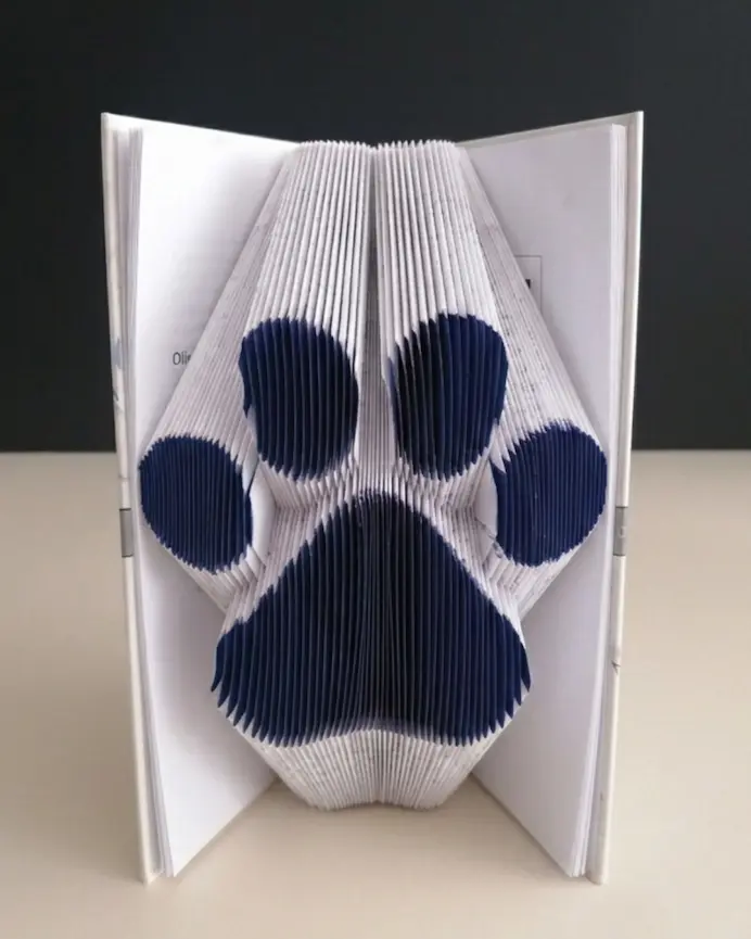 Paw Print BookArt