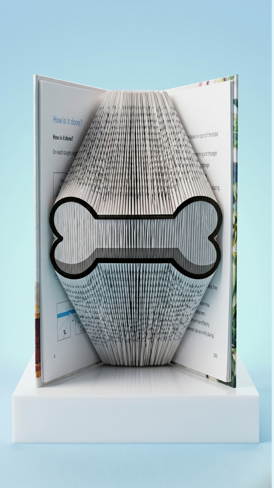 Puppy Bone BookArt